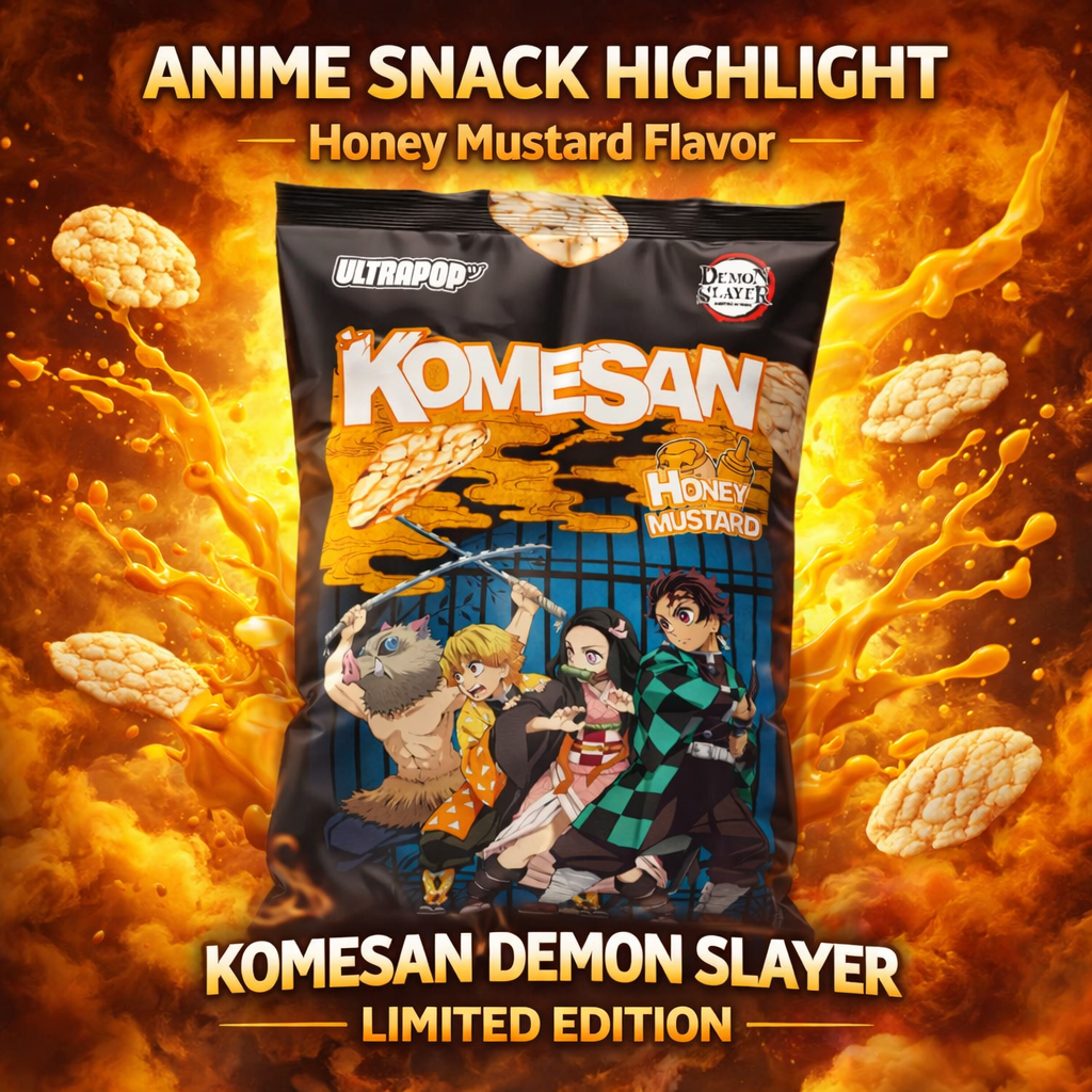 Chips Komesan Ultra Pop Demon Slayer Komesan Honey & Mustard 60g