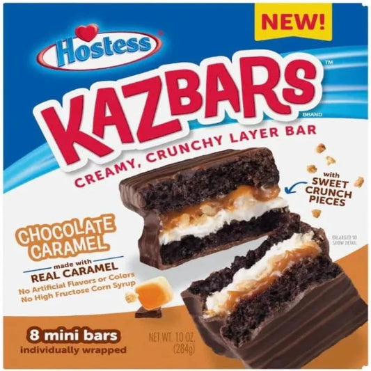 Hostess Kazbars Chocolate Caramel 284g (9708141641994)