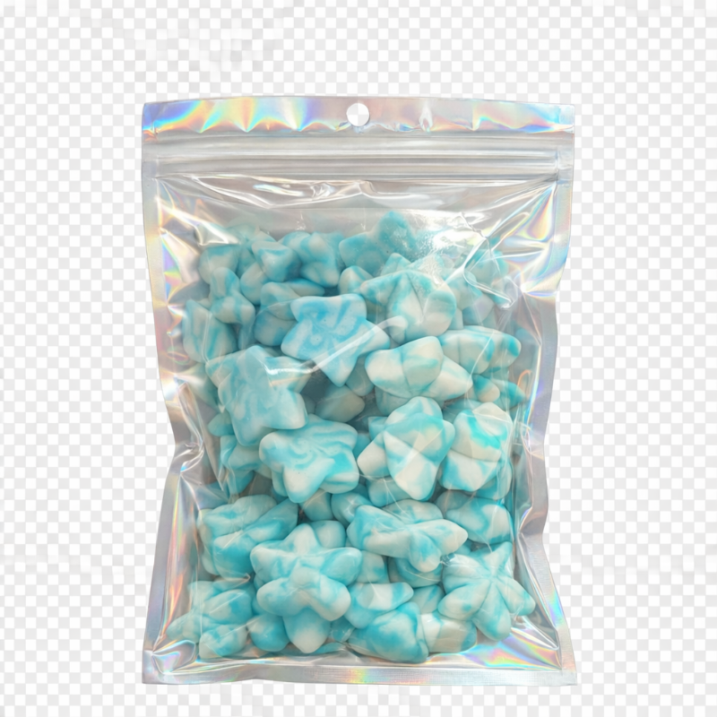 Candy-Tüte Raspberry Starrs (Halal) 150g