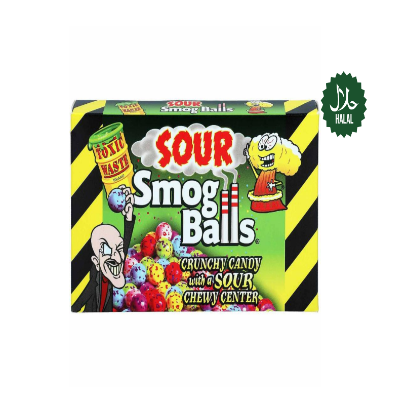 Toxic Waste Smog Balls Sour 85g (8163696509194)