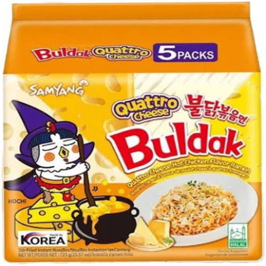 Samyang Buldak Quattro Kaas 145g
