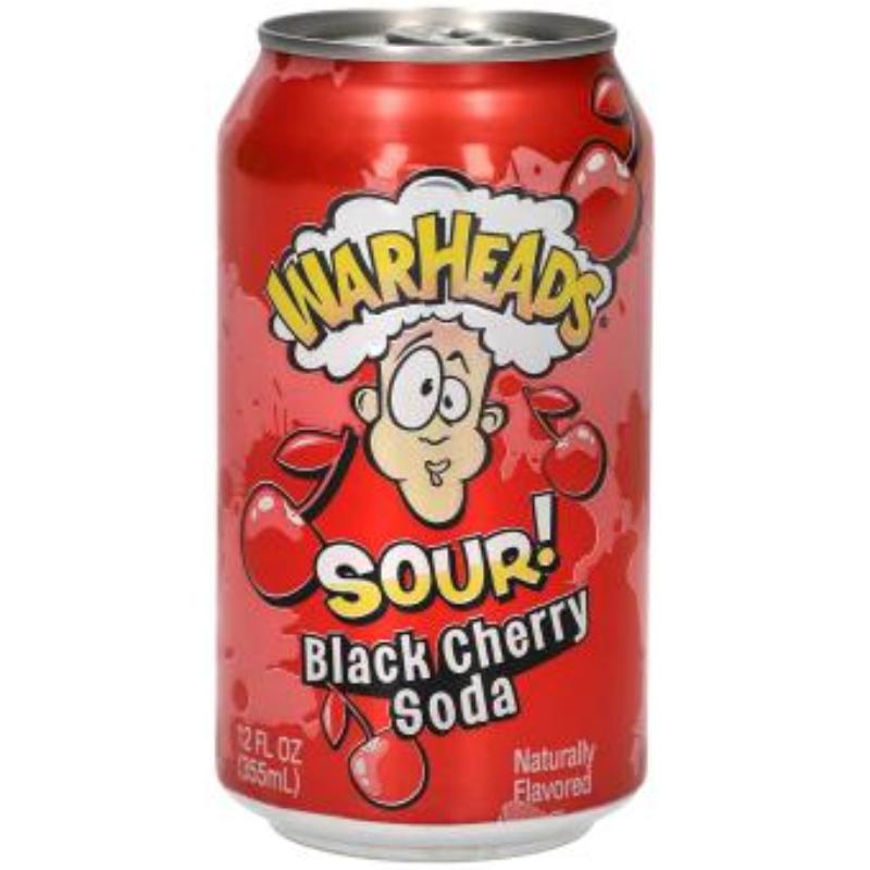 Warheads Sour! Black Cherry 355ml (9527187341578)