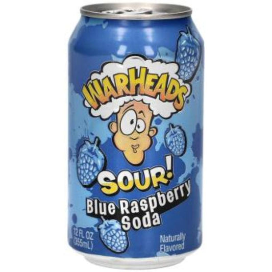 Warheads Sour! Blue Raspberry 355ml (9527187046666)