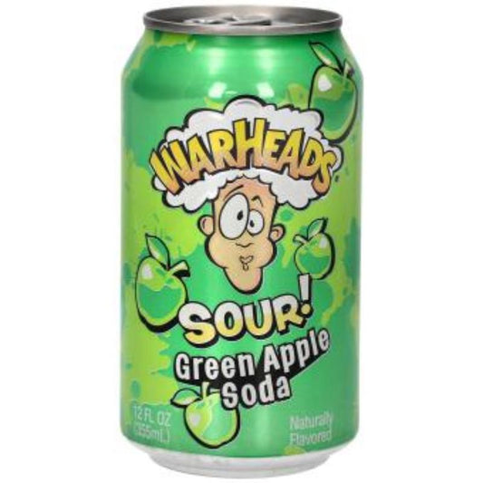 Warheads Sour! Green Apple 355ml (9527187210506)