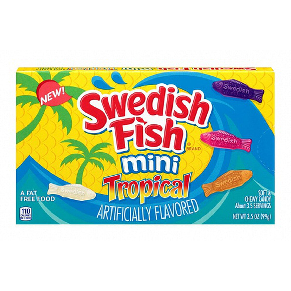 Swedish Fish Mini Tropical 99g