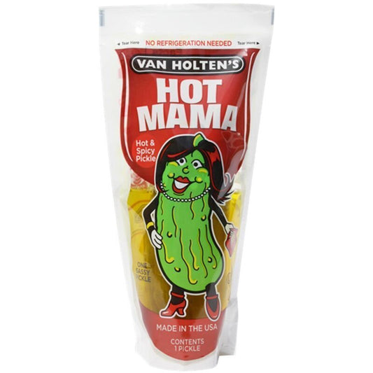 Van Holten Hot Mama Hot & Spicy Pickle in a Pouch 333g